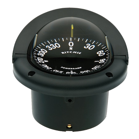 HF-742 Helmsman Compass - Flush Mount - Black